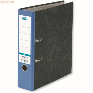 Ordner smart Wolkenmarmor A4 80mm blau-0