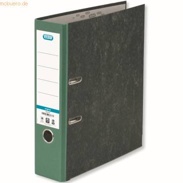 Ordner smart Wolkenmarmor A4 80mm grün-0