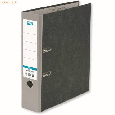 Ordner smart Wolkenmarmor A4 80mm grau-0