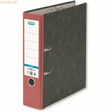 Ordner smart Wolkenmarmor A4 80mm rot-0