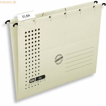 ELBA Hängemappe chic ULTIMATE, DIN A4, chamois