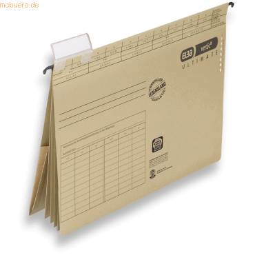 Kredit- und Personalhefter vertic Ultimate 240g/qm naturbraun VE=5 Stück-0