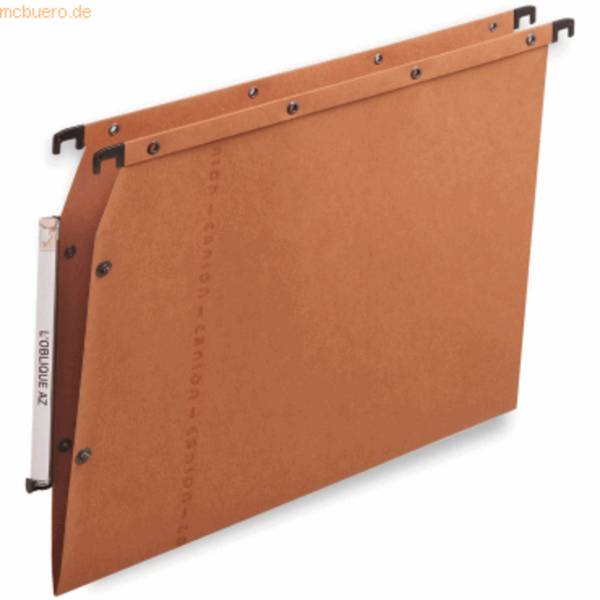Hängemappe AZV Ultimate A4 240 g/qm Karton V-Boden seitlich offen orange