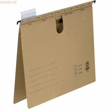 Hängehefter A4 neutral kaufm. Heftung natronbraun-0