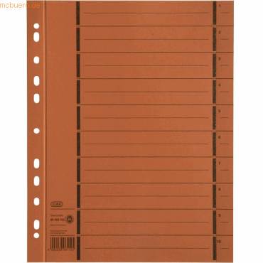 Oxford Trennblatt 400004669 DIN A4 250g Manilakarton orange-0