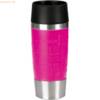 EMSA TRAVEL MUG Isolierbecher, Edelstahl, Manschette, Himbeer, 0,36 L