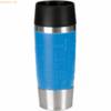 Isolierbecher Travel Mug 0,36l wasserblau/silber