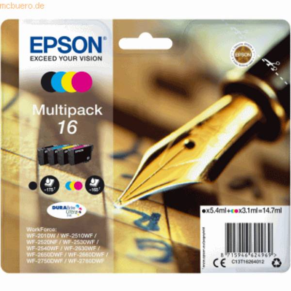 Tintenpatronen Epson Multipack 16 4 Farben