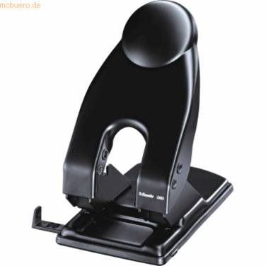 Locher D60 60 Blatt mit Anschlagschiene schwarz
