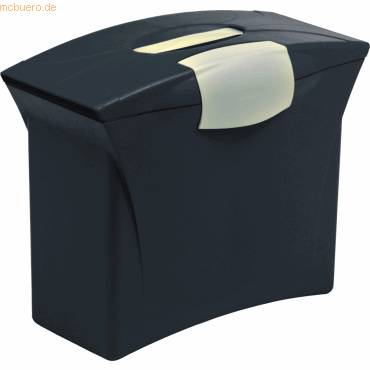 Hängebox Intego mit Deckel bis 15 Mappen A4 incl. 5 Mappen schwarz-0