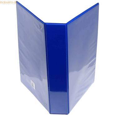 Präsentationsringbuch Kreacover A4 40mm 4 Ringe blau-1