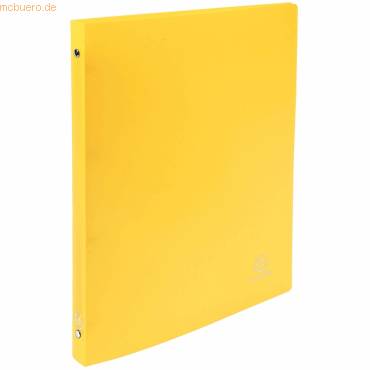 Ringbuch Uni A4 PP 4 Ringe 15mm gelb-0