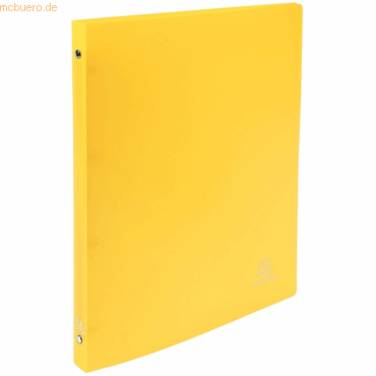 Ringbuch Uni A4 PP 4 Ringe 15mm gelb