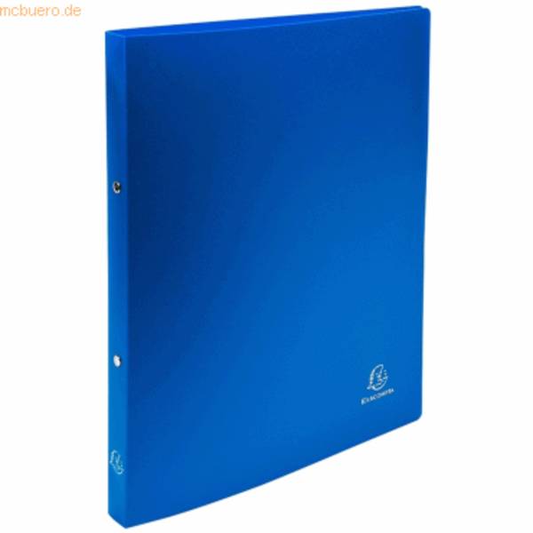 Ringbuch Uni A4 PP 2 Ringe 15mm blau