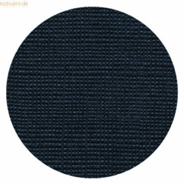 Bewerbungsmappe 3-teilig 1 Klemme Leinenstruktur schwarz-1