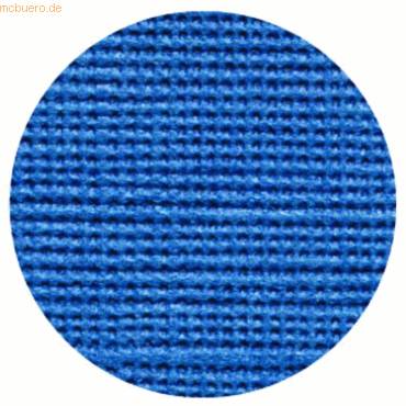 Bewerbungsmappe 3-teilig 1 Klemme Leinenstruktur blau-1
