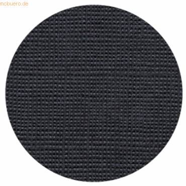 Bewerbungsmappe 3-teilig 2 Klemmen Leinenstruktur schwarz-1