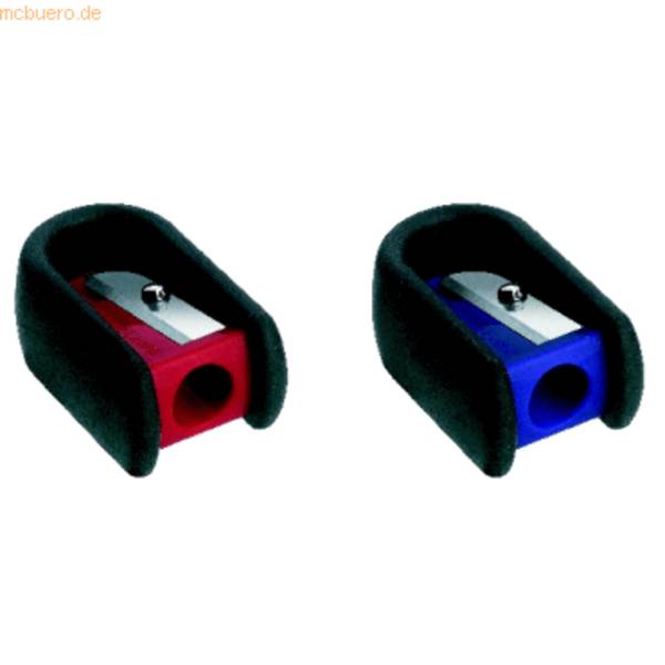 Einfachspitzer mit Gehäuse rot/blau sortiert