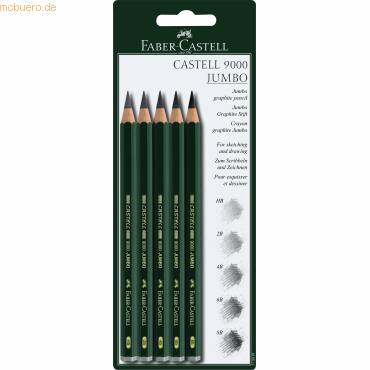 Faber-Castell 119397, Multi, Grün, Hexagonal, Sichtverpackung, 5 Stück(e)-0