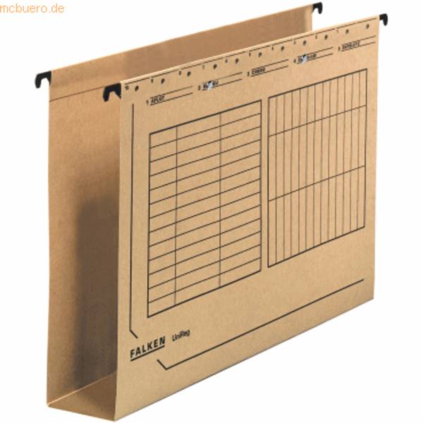 Falken Hängesammler 11288149 DIN A4 60mm braun