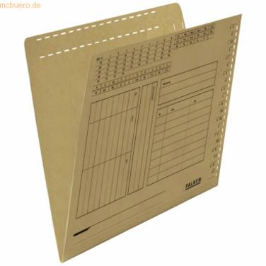 Einstellmappe A4 Karton RC natronbraun