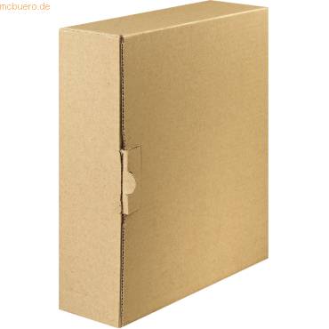 Ordnerversandboxen BxHxT 90x320x293mm braun-1