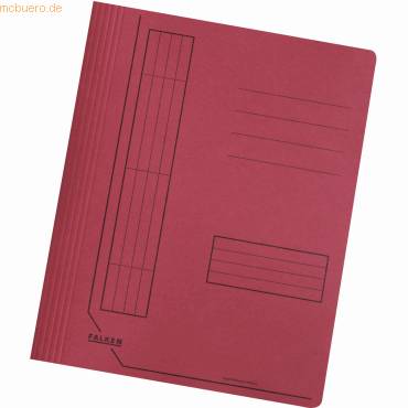 Schnellhefter A4 Manila-RC-Karton 240g/qm intensivfarben bordeaux