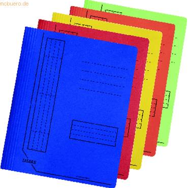 Schnellhefter A4 Manila-RC-Karton 240g/qm intensivfarben sortiert-0