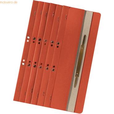 Ösenschmalhefter A4 Manila-RC-Karton 250g/qm orange-0