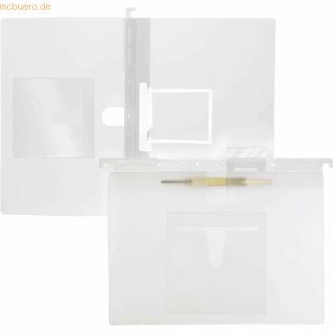 Multi-Hängehefter A4 PP U-Clip/Heftzunge farblos transluzent-0
