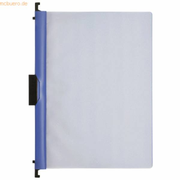 Combi-Clip-Mappe A4 PP transluzent blau