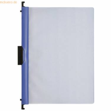 Combi-Clip-Mappe A4 PP transluzent blau