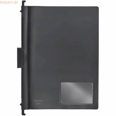 Combi-Clip-Mappe A4 PP vollfarbig schwarz