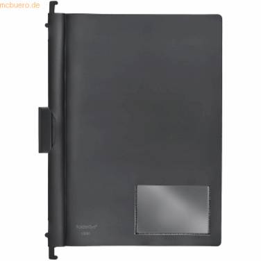 Combi-Clip-Mappe A4 PP vollfarbig schwarz