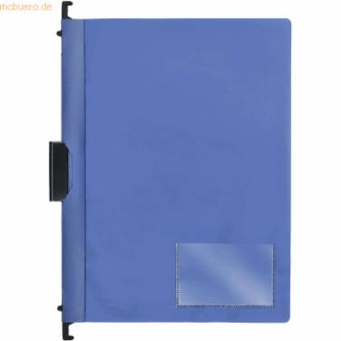 Combi-Clip-Mappe A4 PP vollfarbig blau