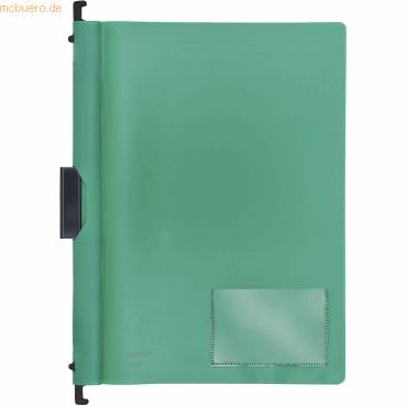 Combi-Clip-Mappe A4 PP vollfarbig grün
