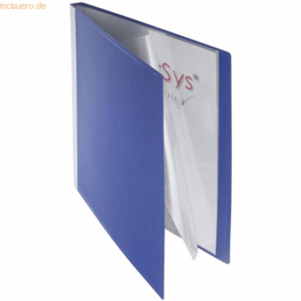 FOLDERSYS - Sichtbuch DIN A4 10 Hüllen blau