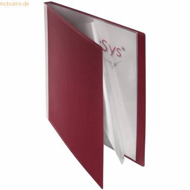 FOLDERSYS - Sichtbuch bordeaux mit 10 Hüllen-0