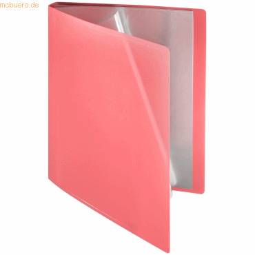 Sichtbuch flexibel A4 30 Hüllen PP rot transparent-0