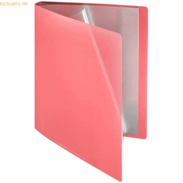 Sichtbuch flexibel A4 30 Hüllen PP rot transparent