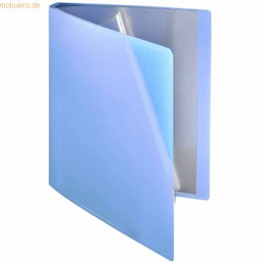 Sichtbuch flexibel A4 40 Hüllen PP blau transparent-0