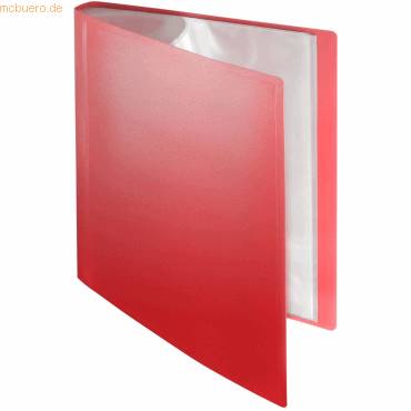 Sichtbuch flexibel A4 50 Hüllen PP rot-0