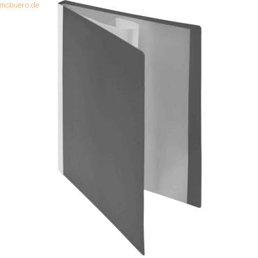 Sichtbuch A4 30 Hüllen Rückentasche PP neutral grau-0