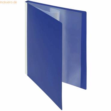 Sichtbuch A4 20 Hüllen Rückentasche PP neutral blau-0