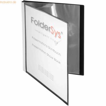 FOLDERSYS - Sichtbuch schwarz mit 20 Hüllen-0