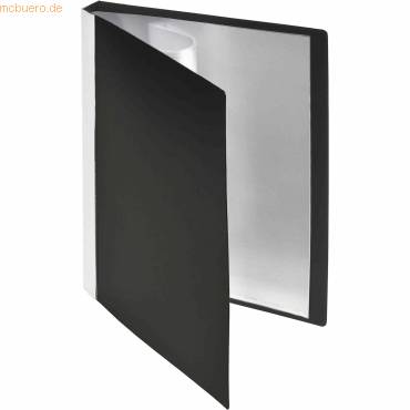 Sichtbuch A5 20 Hüllen PP neutral schwarz