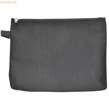 Reißverschlusstasche A5 Nylon schwarz-0