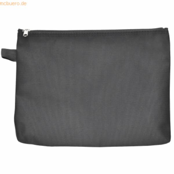 Reißverschlusstasche A5 Nylon schwarz