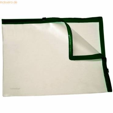 Gleitverschlusstasche A5 PVC mit 2 Plastikzips Zipp schwarz-0