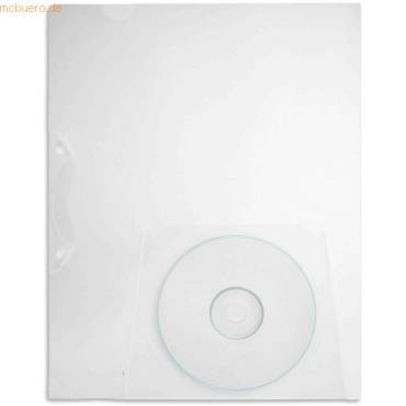 Angebotshülle A4 PP mit CD-Tasche transparent